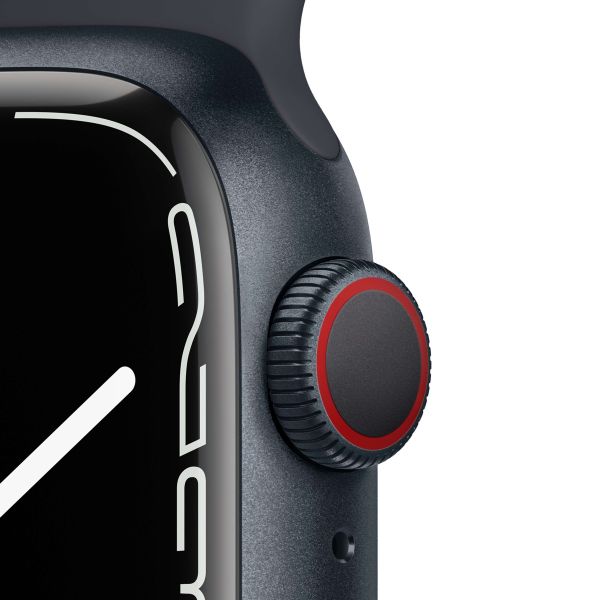Apple Watch Series 7 GPS + Cellular, 41mm Midnight Aluminium Case 