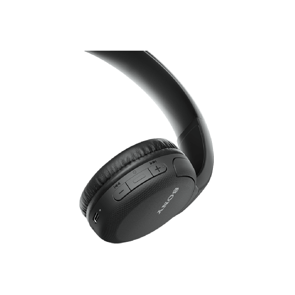 Sony Wireless Headphones WH-CH510: Wireless Bluetooth On-Ear Headset with  Mic for Phone-Call, Black