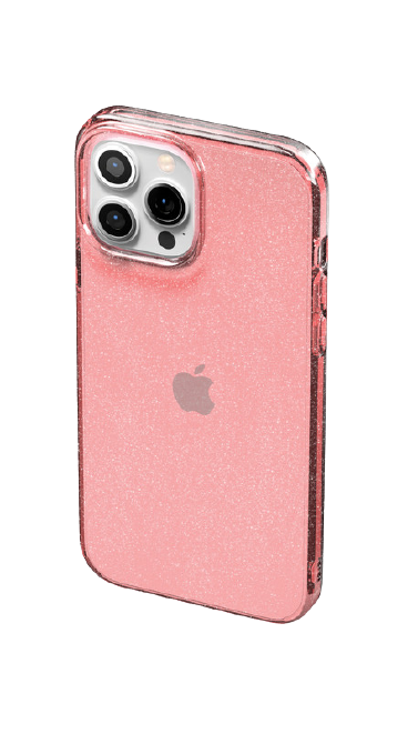 Vaku Stardust Sparkle Gold Protective Hard Case For Apple Iphone 13 Pro Max Glitter Pink