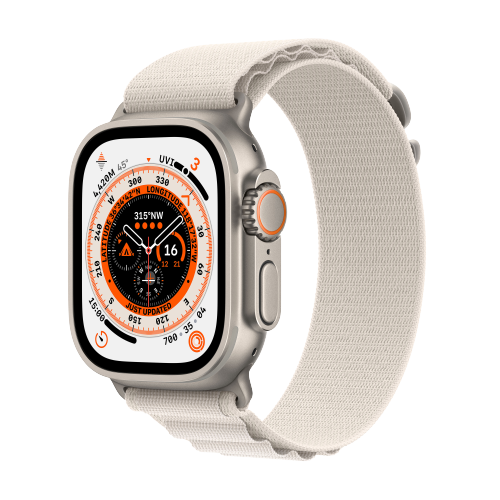 Apple Watch Ultra 49mm Bezel Styling & Glass Combo - Titanium 49-48 (S