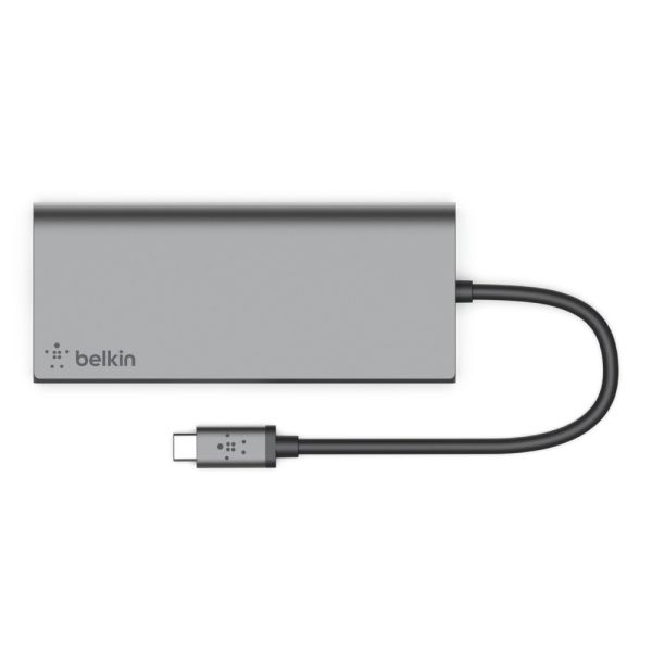 Belkin USB-C to Ethernet + Charge Adapter (USB-C TO GBE, 60W PD)